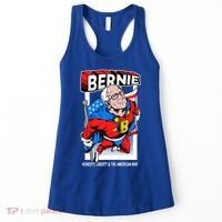 Bernie Sanders Superhero To The Rescue Women's Tank Top thumb 0