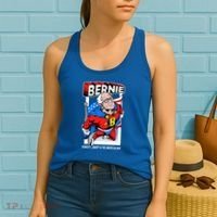 Bernie Sanders Superhero To The Rescue Women's Tank Top thumb 2