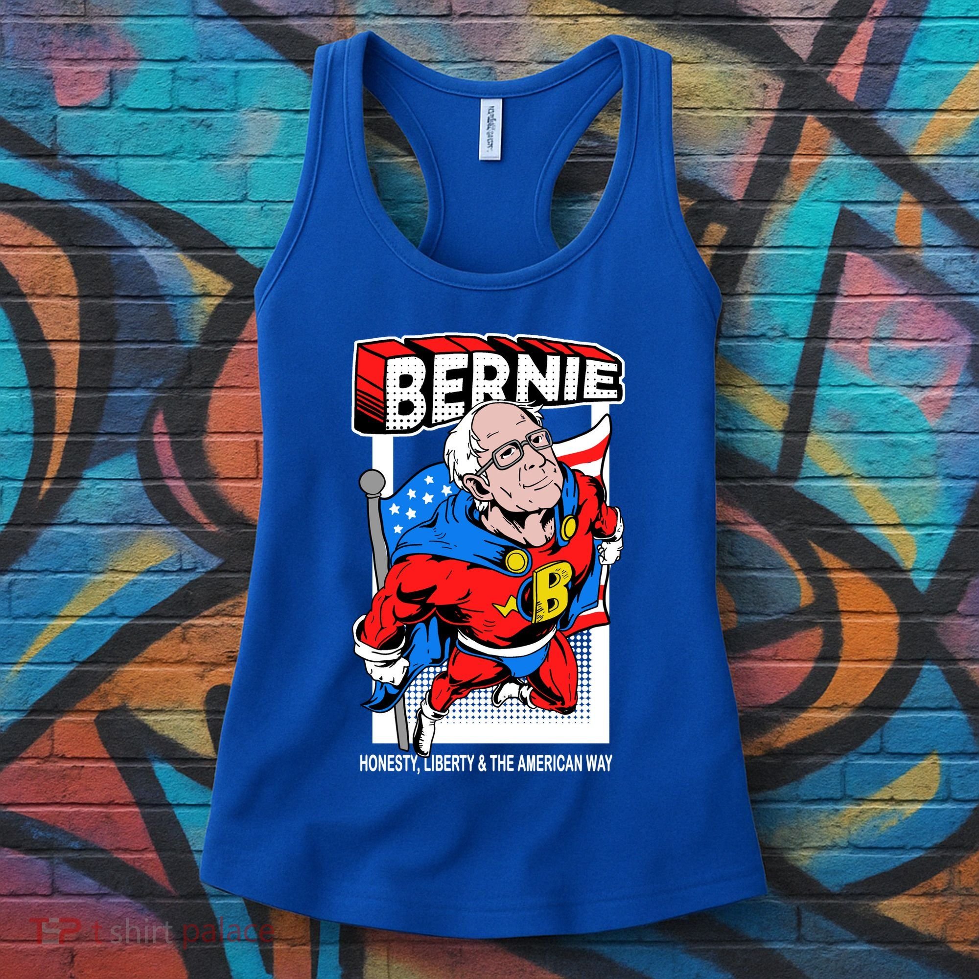Bernie Sanders Superhero To The Rescue Women's Tank Top