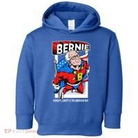 Bernie Sanders Superhero To The Rescue Toddler Hoodie thumb 0