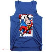 Bernie Sanders Superhero To The Rescue Tank Top thumb 0