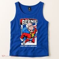 Bernie Sanders Superhero To The Rescue Tank Top thumb 2