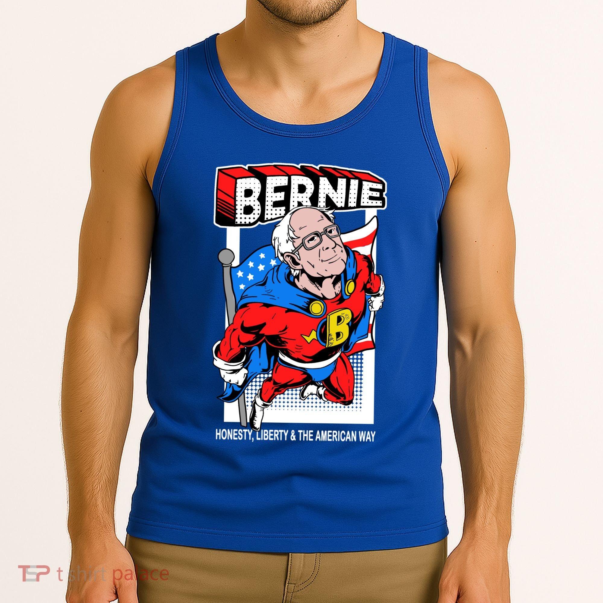Bernie Sanders Superhero To The Rescue Tank Top
