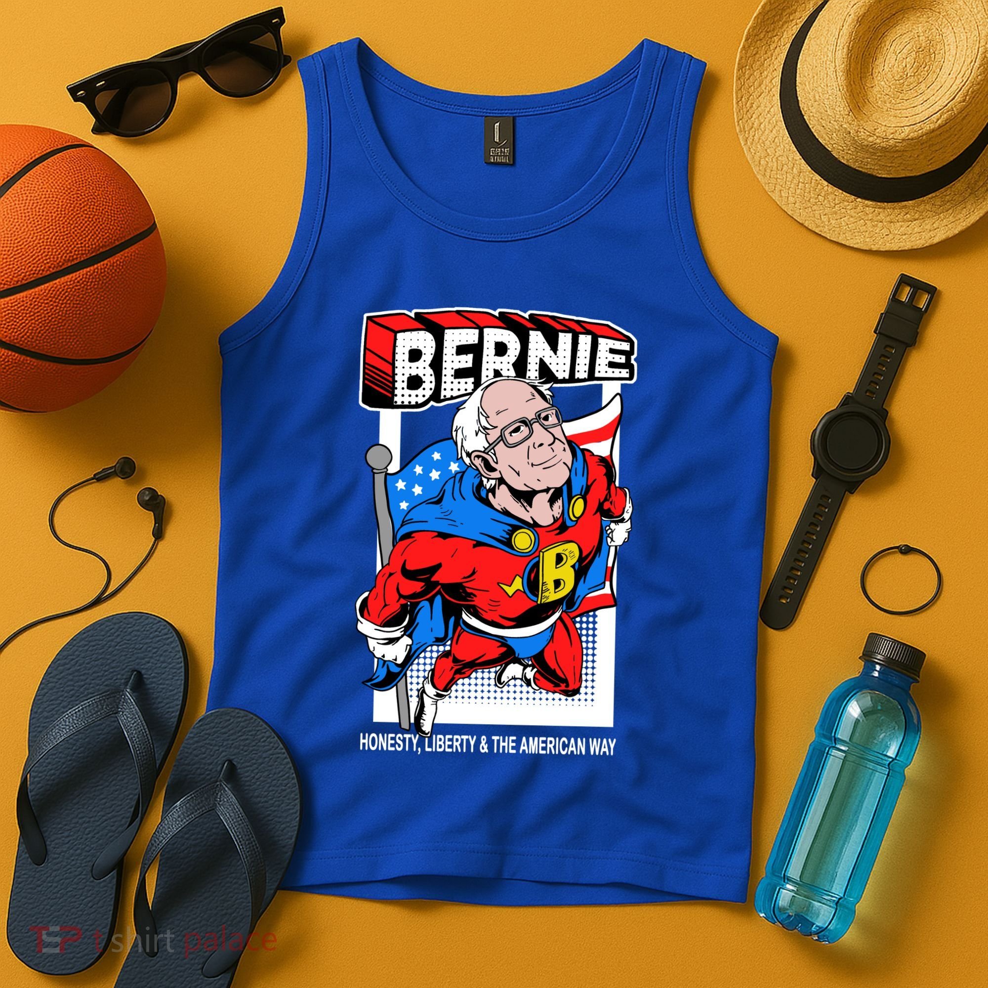Bernie Sanders Superhero To The Rescue Tank Top