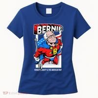 Bernie Sanders Superhero To The Rescue Women's T-Shirt thumb 0