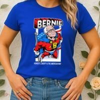 Bernie Sanders Superhero To The Rescue Women's T-Shirt thumb 2