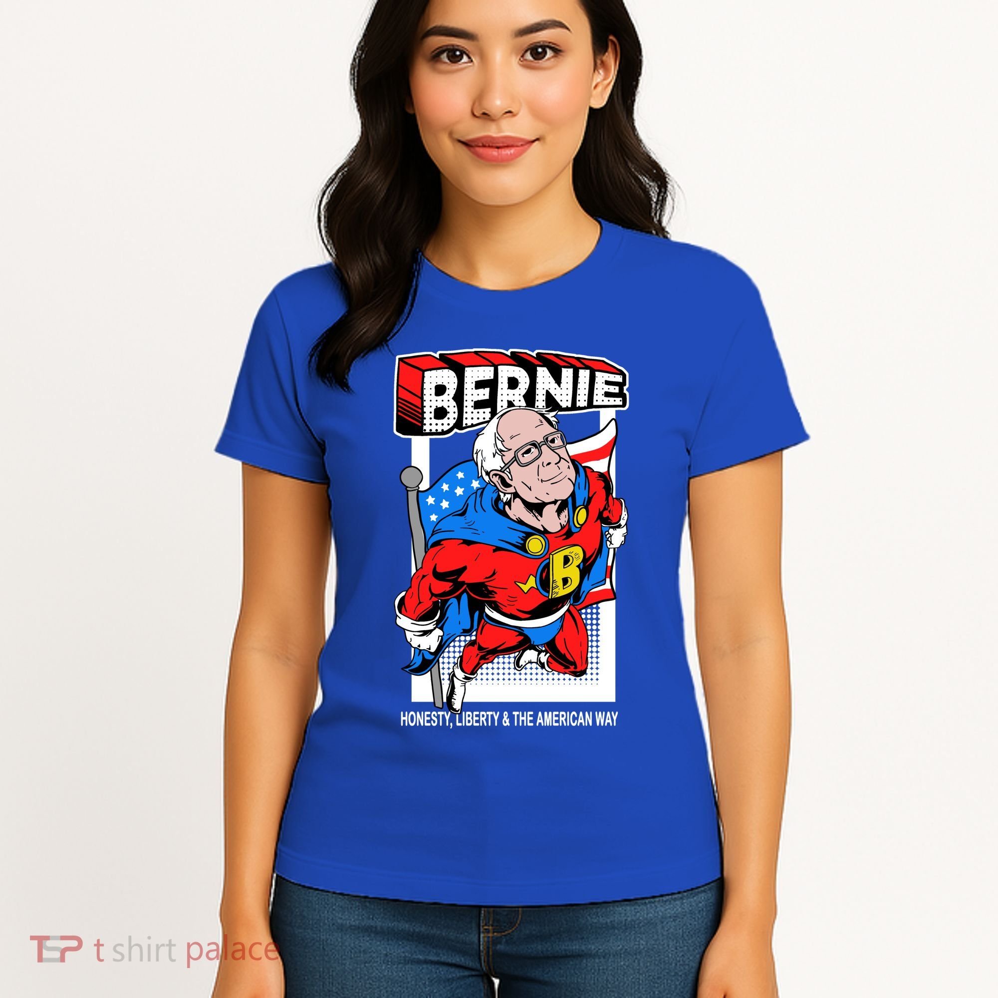 Bernie Sanders Superhero To The Rescue Women's T-Shirt