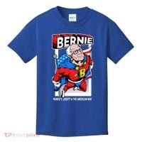 Bernie Sanders Superhero To The Rescue Kids T-Shirt thumb 0