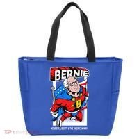 Bernie Sanders Superhero To The Rescue Tote Bag thumb 0