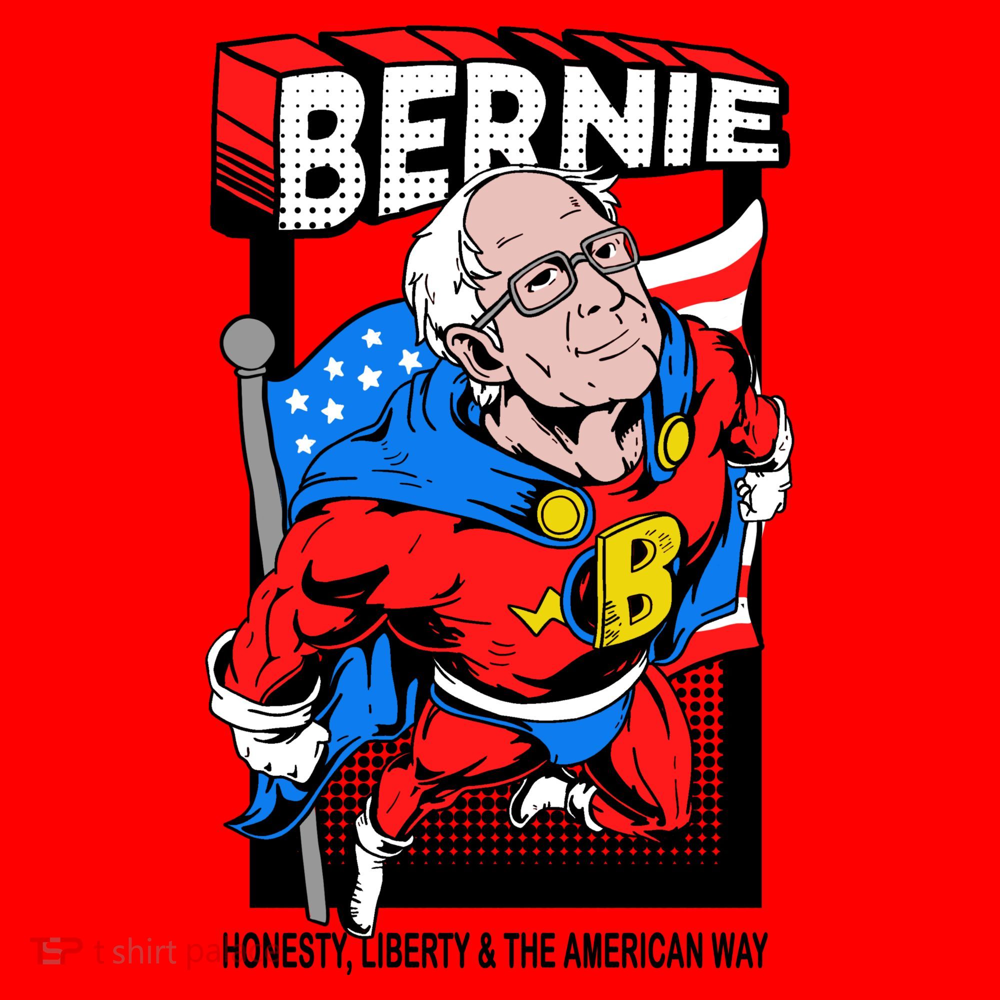 Bernie Sanders Superhero To The Rescue Santa Hat