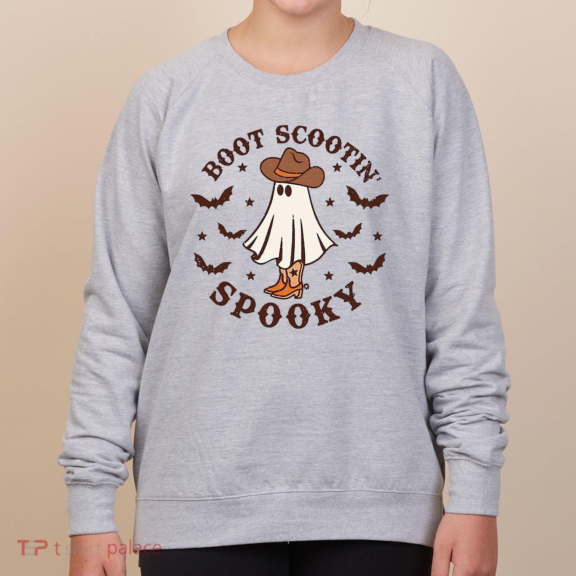 Boot Scootin Spooky Funny Halloween Women's Sweatshirt