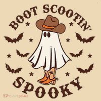 Boot Scootin Spooky Funny Halloween Tote Bag thumb 4
