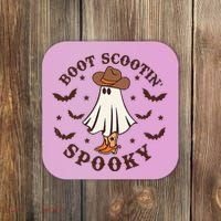 Boot Scootin Spooky Funny Halloween Coaster thumb 0