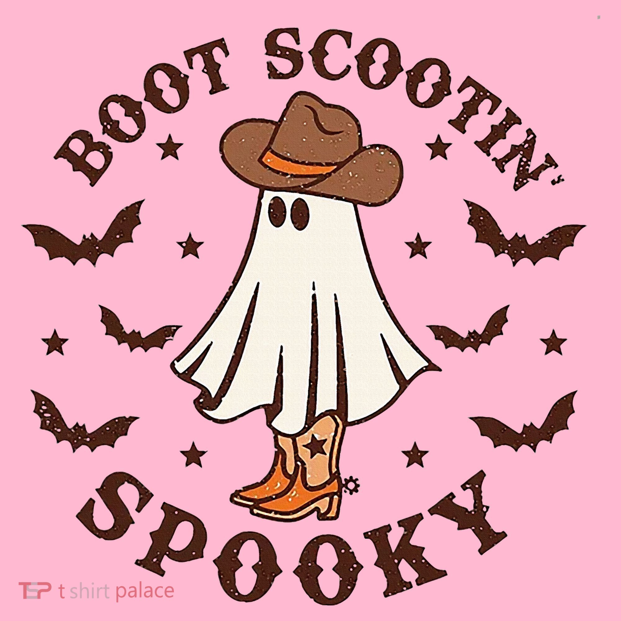 Boot Scootin Spooky Funny Halloween Coaster