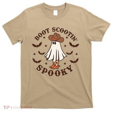 Boot Scootin Spooky Funny Halloween T-Shirt