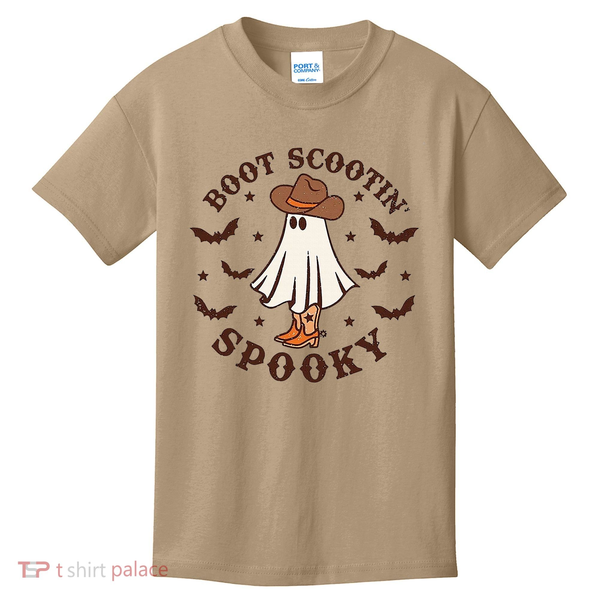 Boot Scootin Spooky Funny Halloween Kids T-Shirt