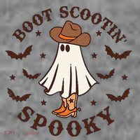 Boot Scootin Spooky Funny Halloween Toddler Hoodie thumb 2