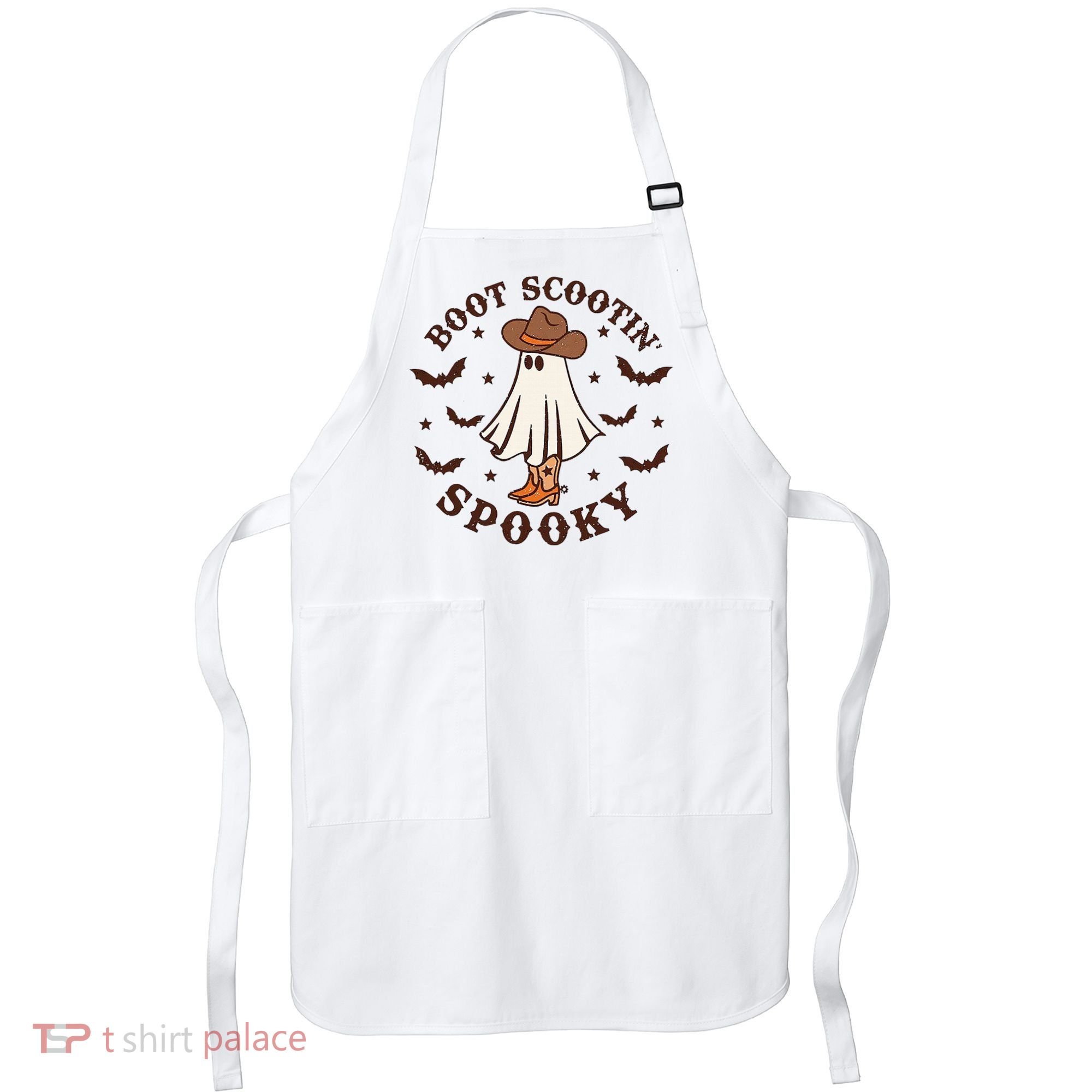 Boot Scootin Spooky Funny Halloween Apron