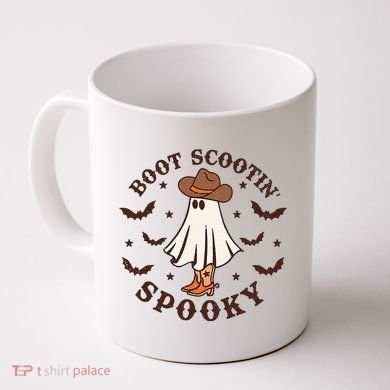 Boot Scootin Spooky Funny Halloween Coffee Mug