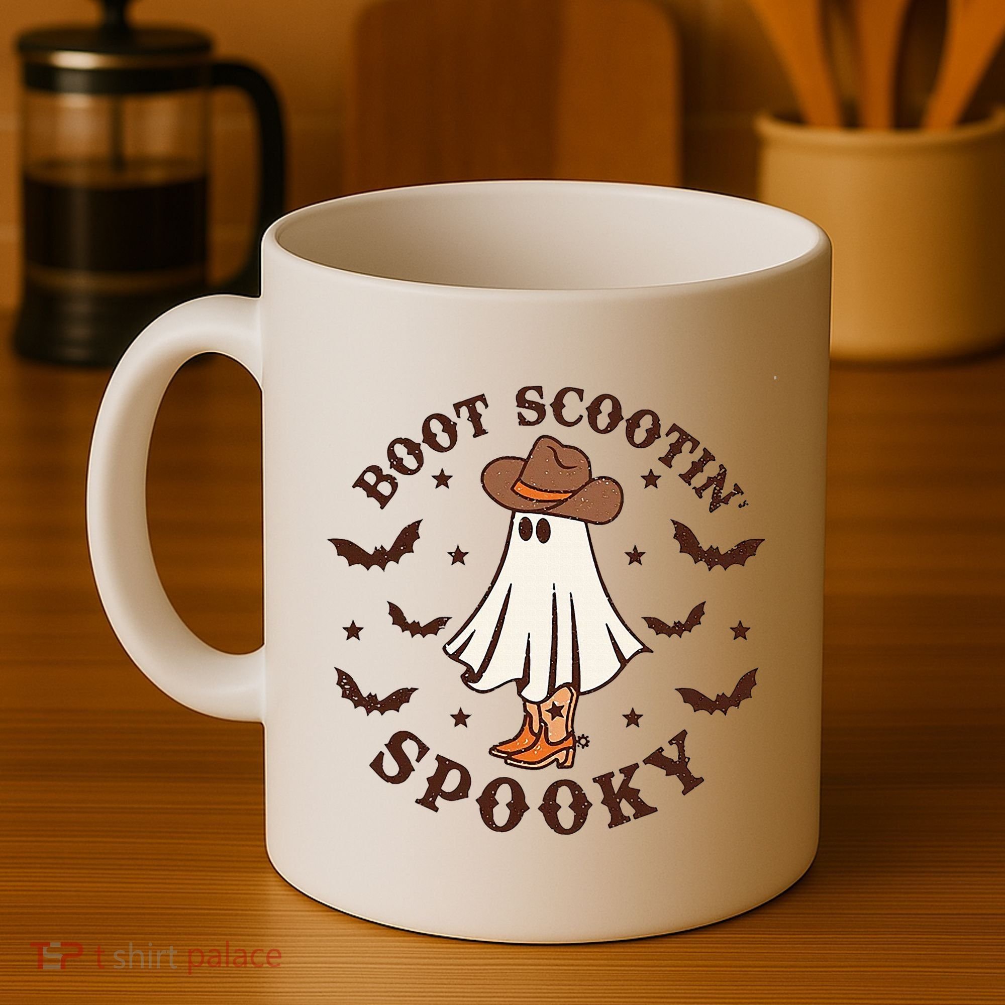 Boot Scootin Spooky Funny Halloween Coffee Mug