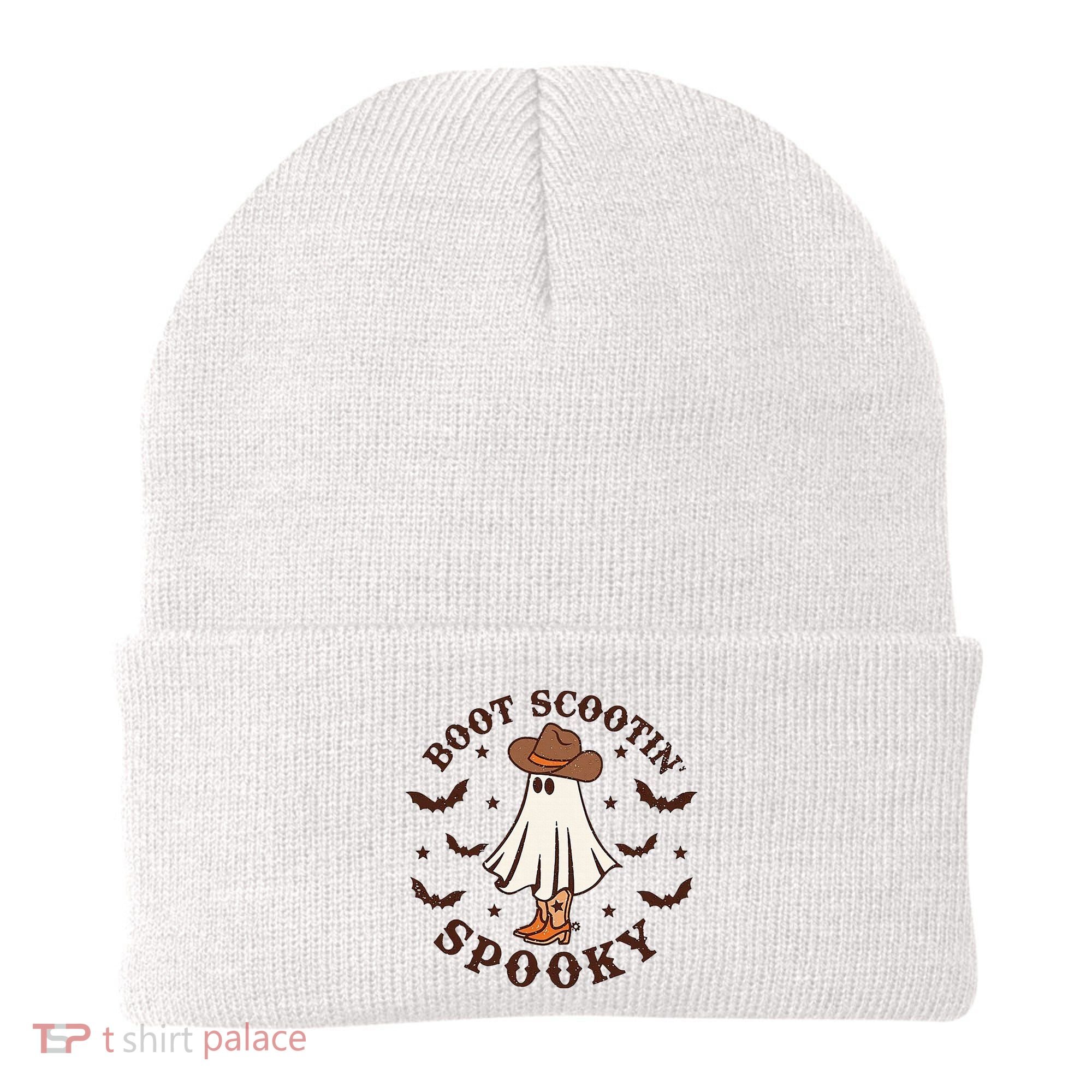 Boot Scootin Spooky Funny Halloween Beanie