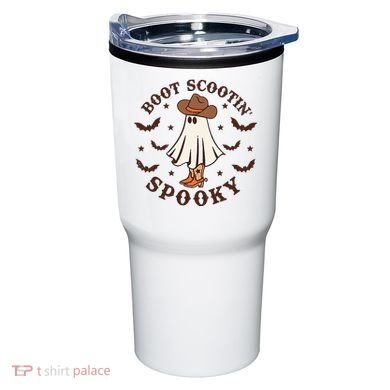 Boot Scootin Spooky Funny Halloween Tumbler