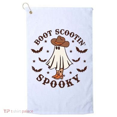 Boot Scootin Spooky Funny Halloween Golf Towel