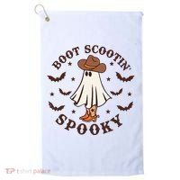 Boot Scootin Spooky Funny Halloween Golf Towel thumb 0