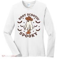 Boot Scootin Spooky Funny Halloween Women's Long Sleeve Shirt thumb 0