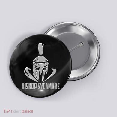 Bishop Sycamore Spartan Gladiator Football Logo Button