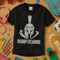 Bishop Sycamore Spartan Gladiator Football Logo Kids T-Shirt thumb 3