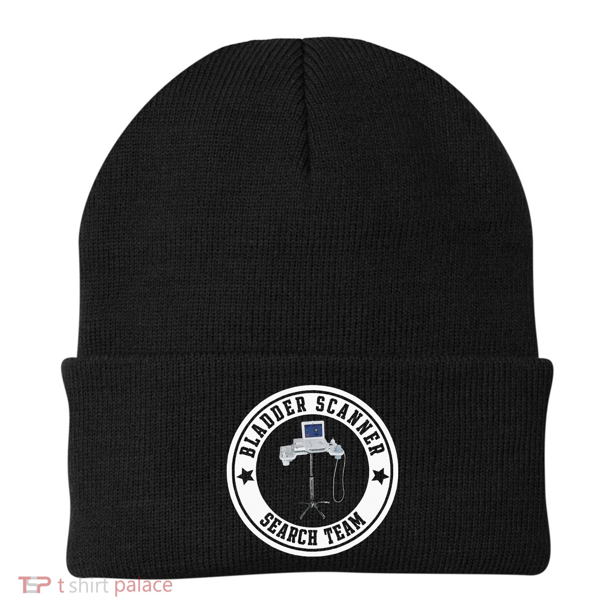 Bladder Scanner Search Team Funny ED ER ICU Med Surg Nursing Beanie