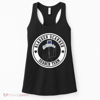 Bladder Scanner Search Team Funny ED ER ICU Med Surg Nursing Women's Tank Top
