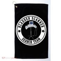 Bladder Scanner Search Team Funny ED ER ICU Med Surg Nursing Golf Towel thumb 0