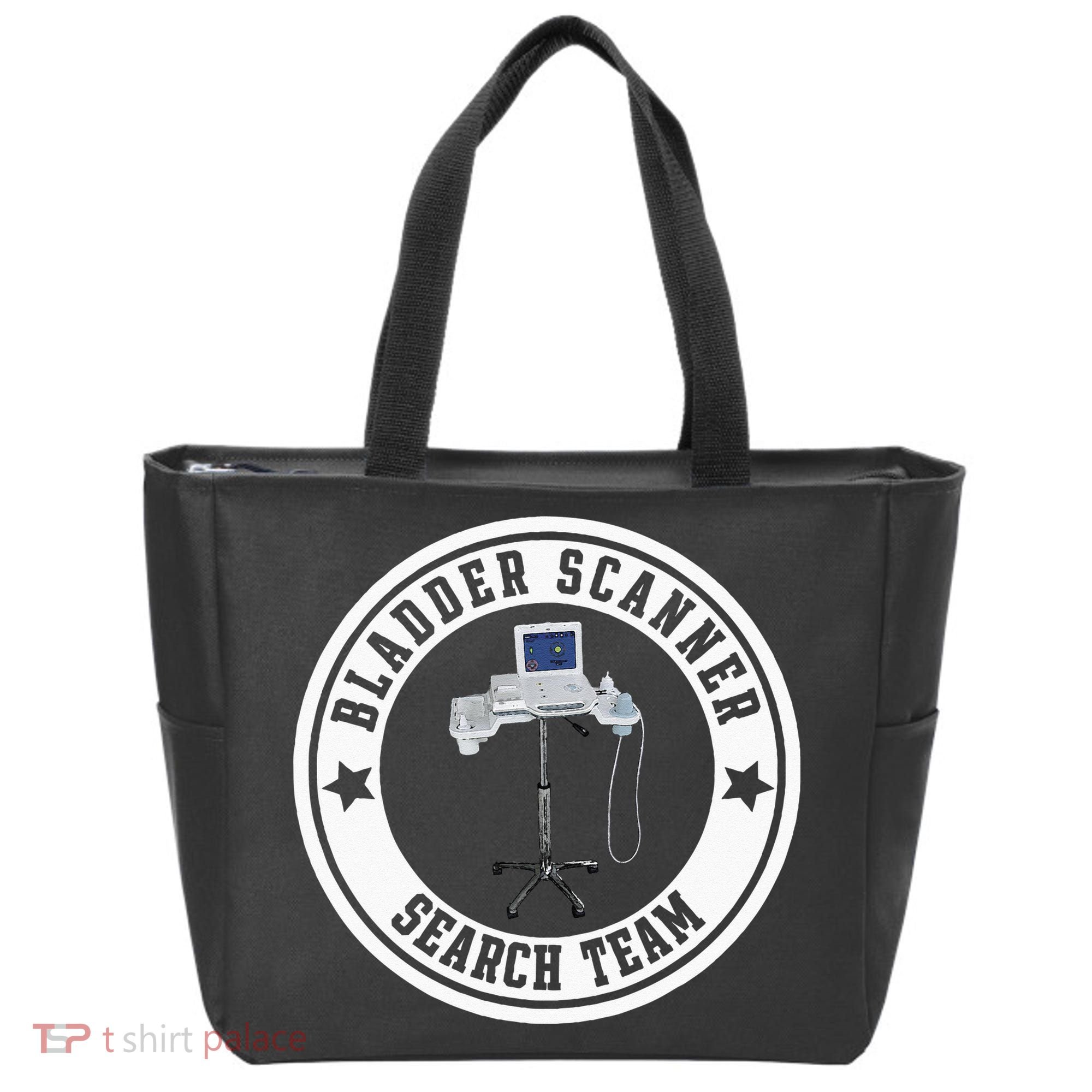 Bladder Scanner Search Team Funny ED ER ICU Med Surg Nursing Tote Bag