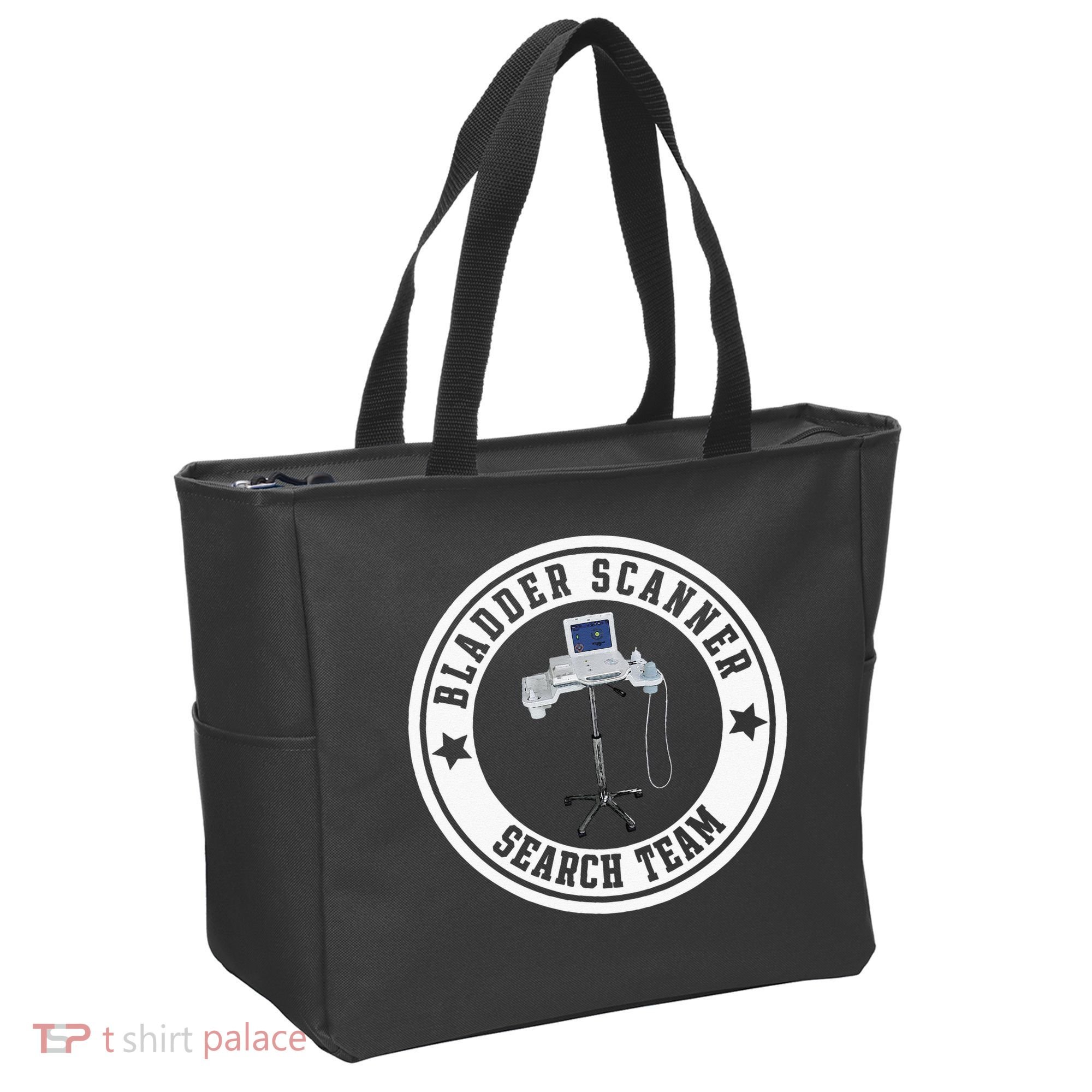 Bladder Scanner Search Team Funny ED ER ICU Med Surg Nursing Tote Bag
