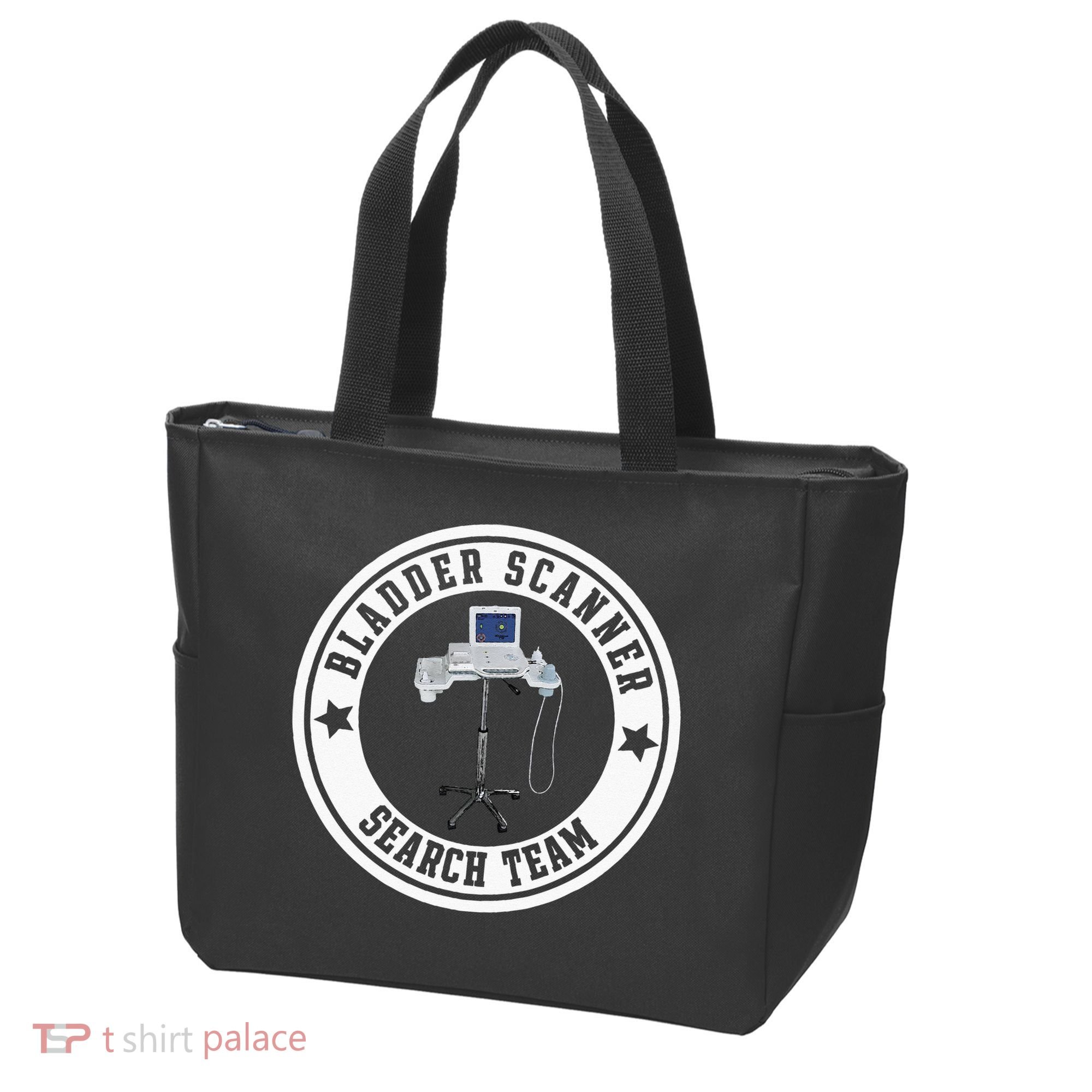 Bladder Scanner Search Team Funny ED ER ICU Med Surg Nursing Tote Bag