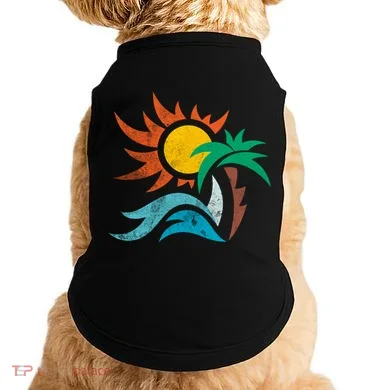 Beach Sunset Summer Doggie Tank