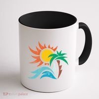Beach Sunset Summer Coffee Mug thumb 1