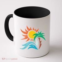 Beach Sunset Summer Coffee Mug thumb 0