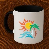 Beach Sunset Summer Coffee Mug thumb 2