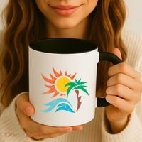 Beach Sunset Summer Coffee Mug thumb 3