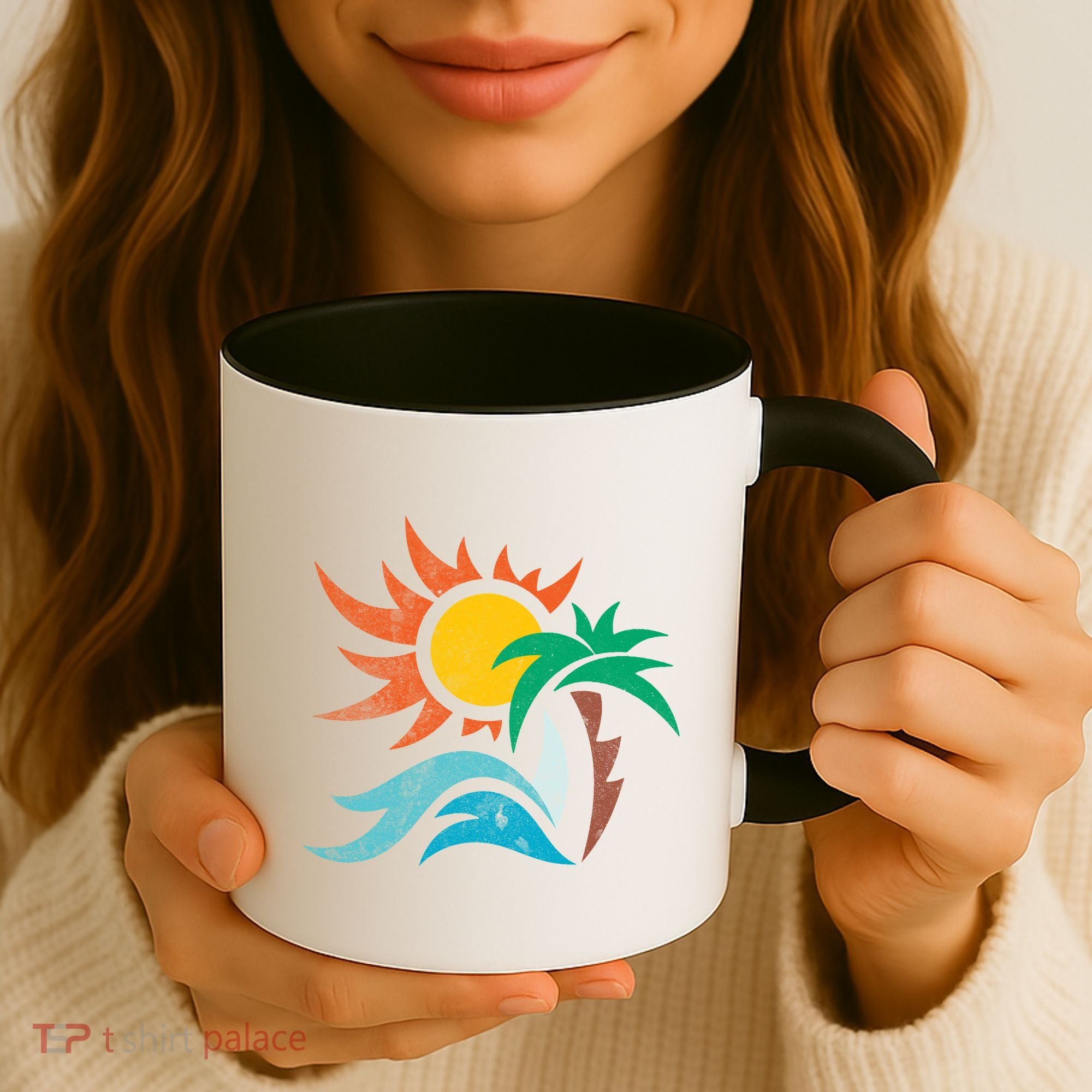 Beach Sunset Summer Coffee Mug