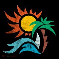 Beach Sunset Summer Ornament thumb 1