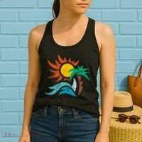 Beach Sunset Summer Women's Tank Top thumb 2