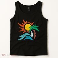 Beach Sunset Summer Tank Top thumb 2