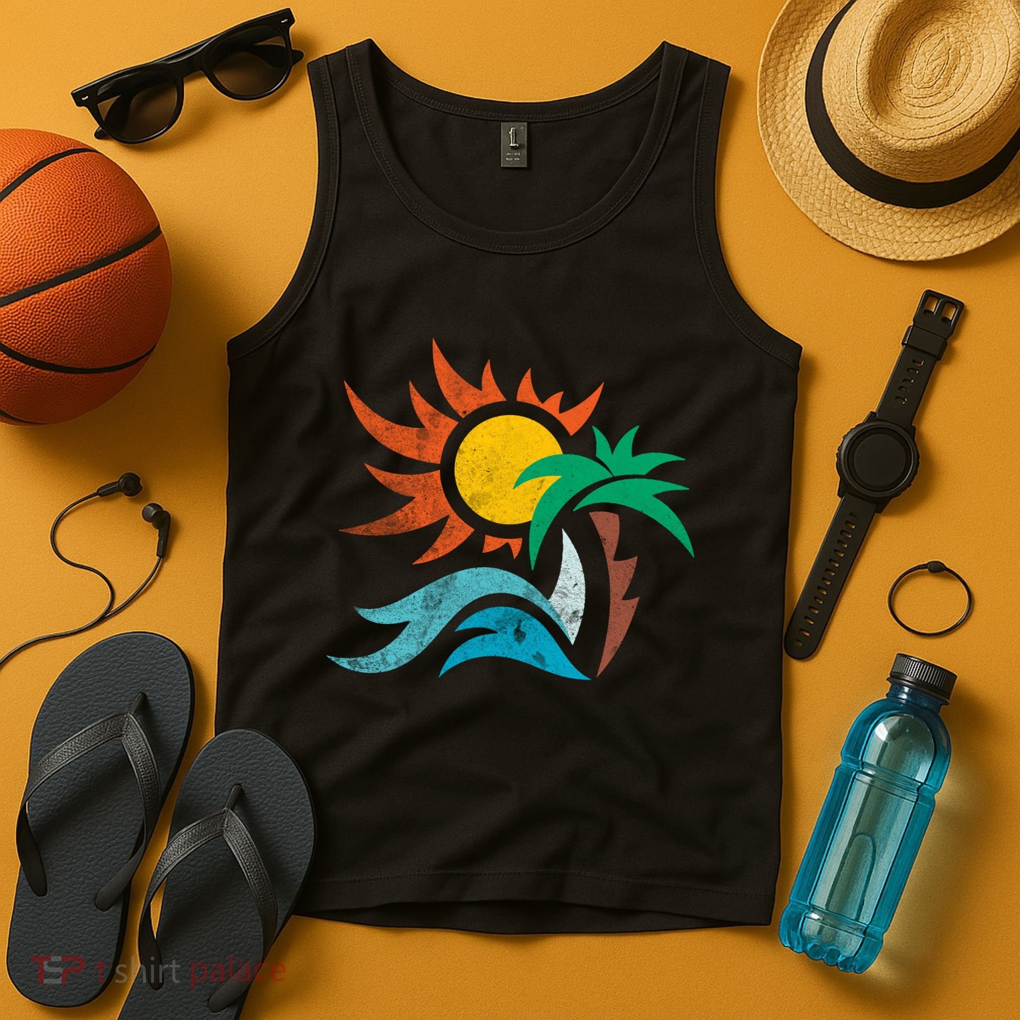 Beach Sunset Summer Tank Top