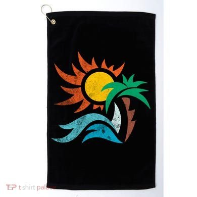 Beach Sunset Summer Golf Towel
