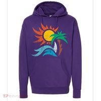 Beach Sunset Summer Hoodie thumb 0