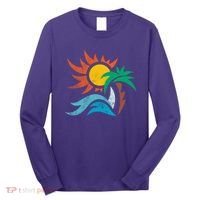 Beach Sunset Summer Long Sleeve Shirt thumb 0